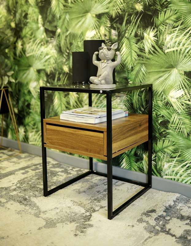 Fine Living Athens Side Table - Wood