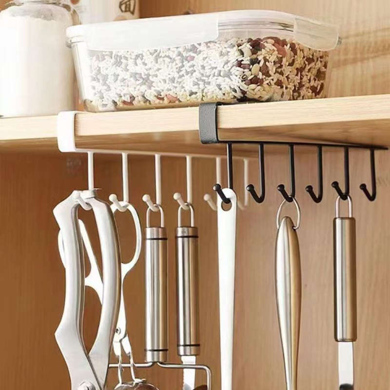 Hanging Hooks Cup Holder -Black