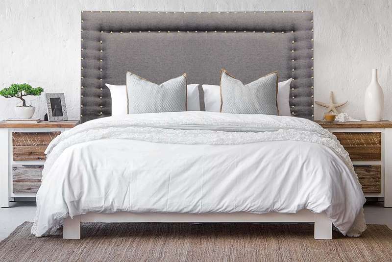 Electric Dream Headboard - Queen - Stone