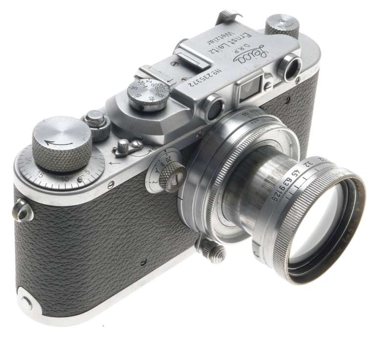 SUMMITAR 1:2 f=5cm VINTAGE LENS IIIa CHROME LEICA 35mm FILM CAMERA USED 1:2/50mm
