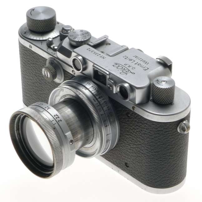 SUMMITAR 1:2 f=5cm VINTAGE LENS IIIa CHROME LEICA 35mm FILM CAMERA USED 1:2/50mm
