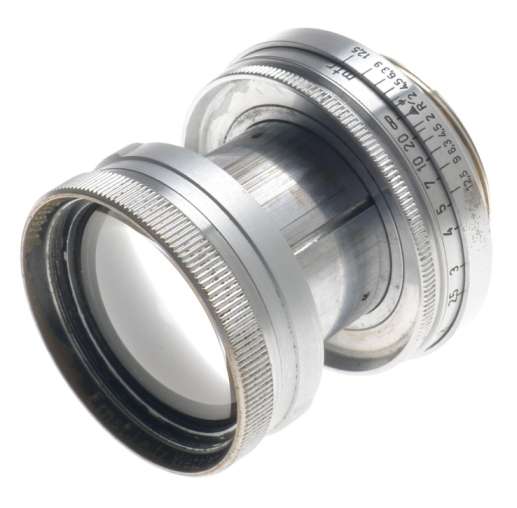 SUMMITAR 1:2 f=5cm VINTAGE LENS IIIa CHROME LEICA 35mm FILM CAMERA USED 1:2/50mm