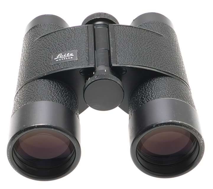 LEICA 7x35 B TRINOVID LEITZ BINOCULARS BLACK CASE STRAPS USED OPTICS 150m/1000