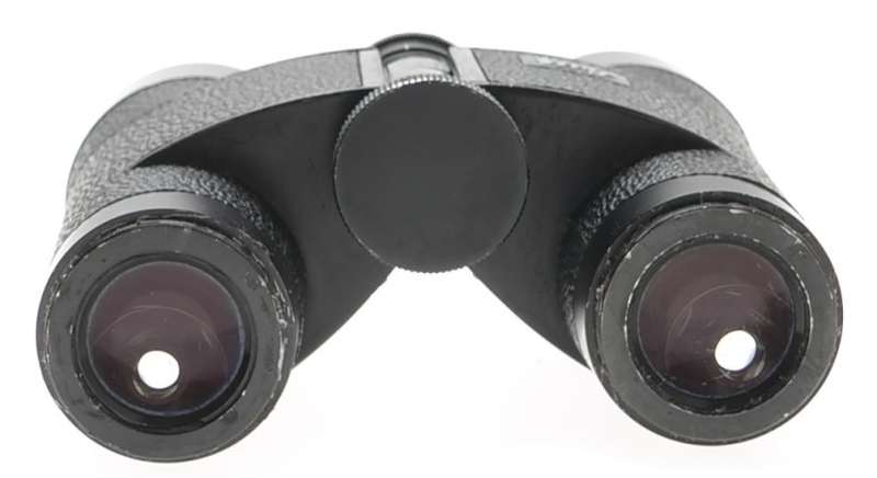 LEICA 7x35 B TRINOVID LEITZ BINOCULARS BLACK CASE STRAPS USED OPTICS 150m/1000