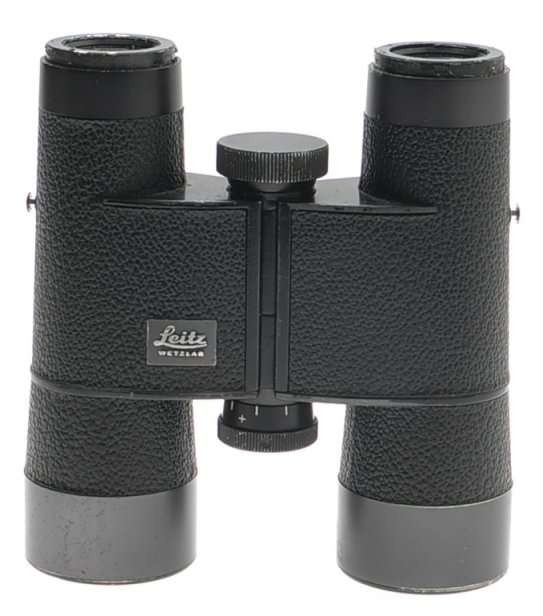 LEICA 7x35 B TRINOVID LEITZ BINOCULARS BLACK CASE STRAPS USED OPTICS 150m/1000