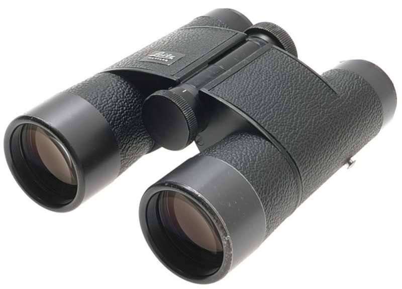 LEICA 7x35 B TRINOVID LEITZ BINOCULARS BLACK CASE STRAPS USED OPTICS 150m/1000