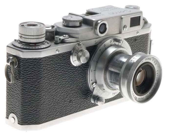 CANON IIF 2F RANGEFINDER TYPE 1:3.5/50mm COMPACT LENS CASED CAP CLEAN f50mm RARE