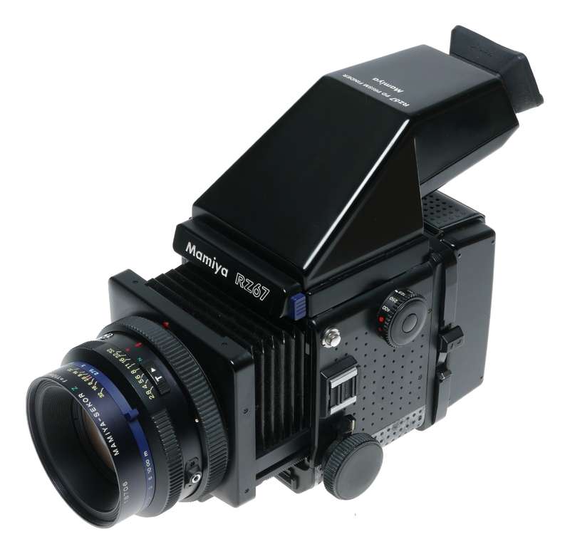 Mamiya RZ67 Professional 120 film camera 3 lenses prism finder strap set