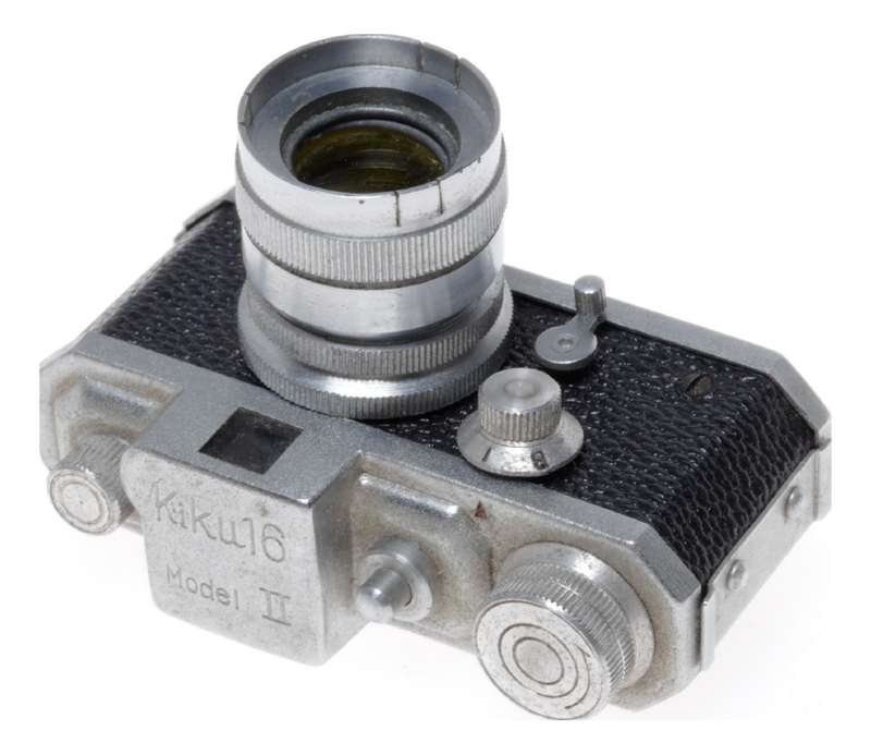 Kiku 16 Model II Sub Miniature 14x14 Film Camera in Case