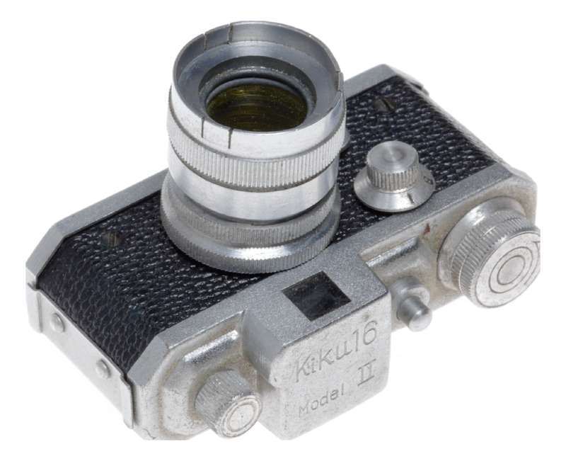 Kiku 16 Model II Sub Miniature 14x14 Film Camera in Case