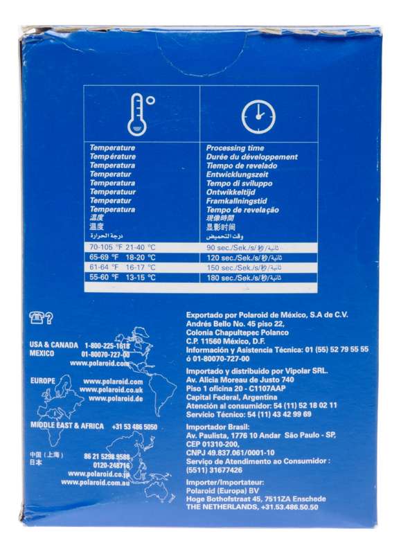Polaroid 125i Gloss Color Instant Pack Film Sealed Exp.07/08