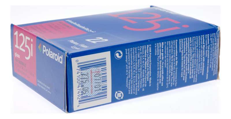Polaroid 125i Gloss Color Instant Pack Film Sealed Exp.07/08