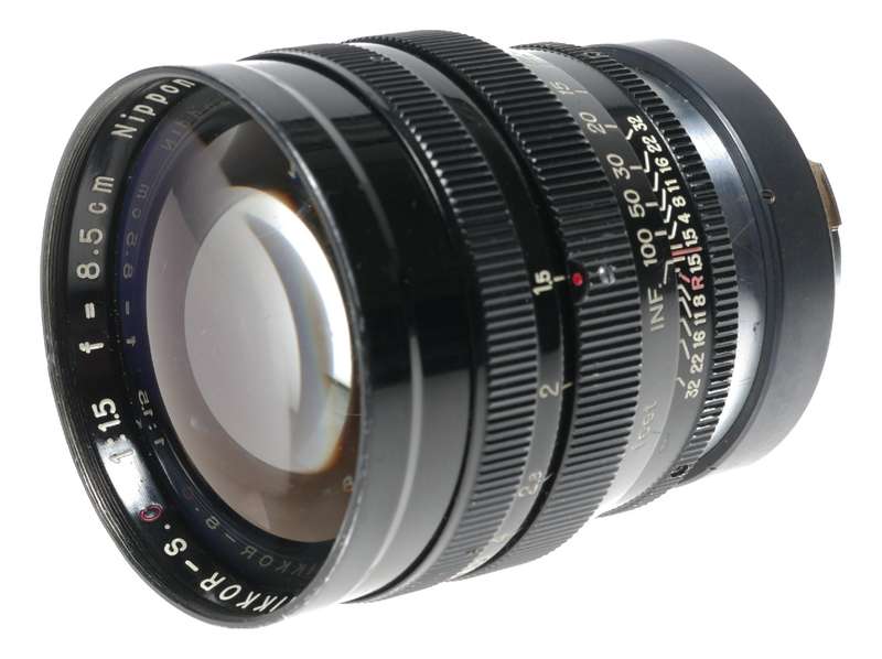 Nikkor-S.C 1:1.5 f=8.5cm Nikon Kogaku Leica M39 mount 1.8/85mm RARE