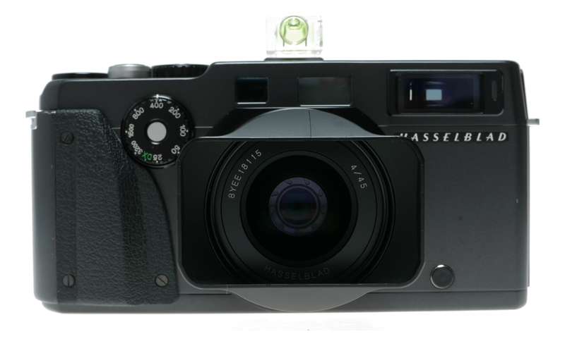 Hasselblad Xpan 35mm panoramic film camera Superb low actuations 4/45 lens
