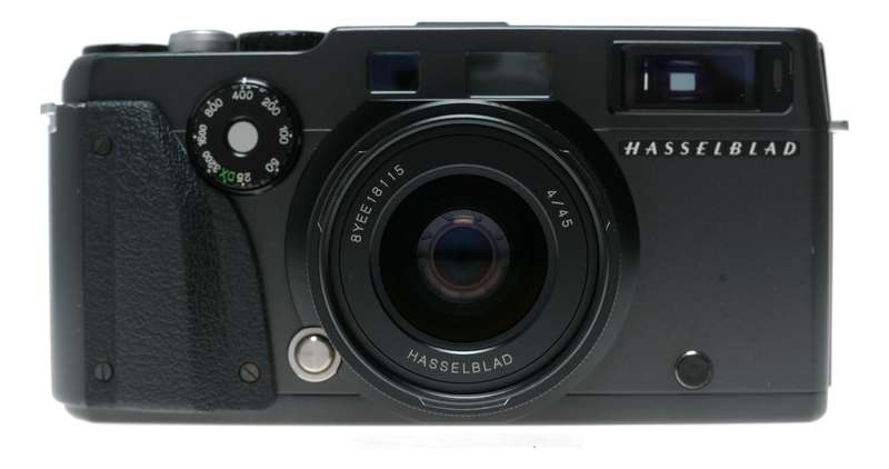 Hasselblad Xpan 35mm panoramic film camera Superb low actuations 4/45 lens