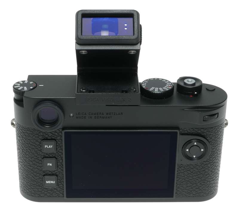 Leica M11 Black body RF digital camera Visoflex 2 Protector thumbs-up set