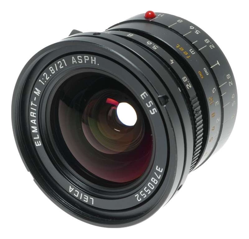 Leica Elmarit-M 1:2.8/21 mm ASPH. 11135 E55 boxed 6-bit hood caps