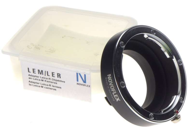 Adapter LEICA R lenses LEM/LER Novoflex MINT boxed rangefinder camera adapter M