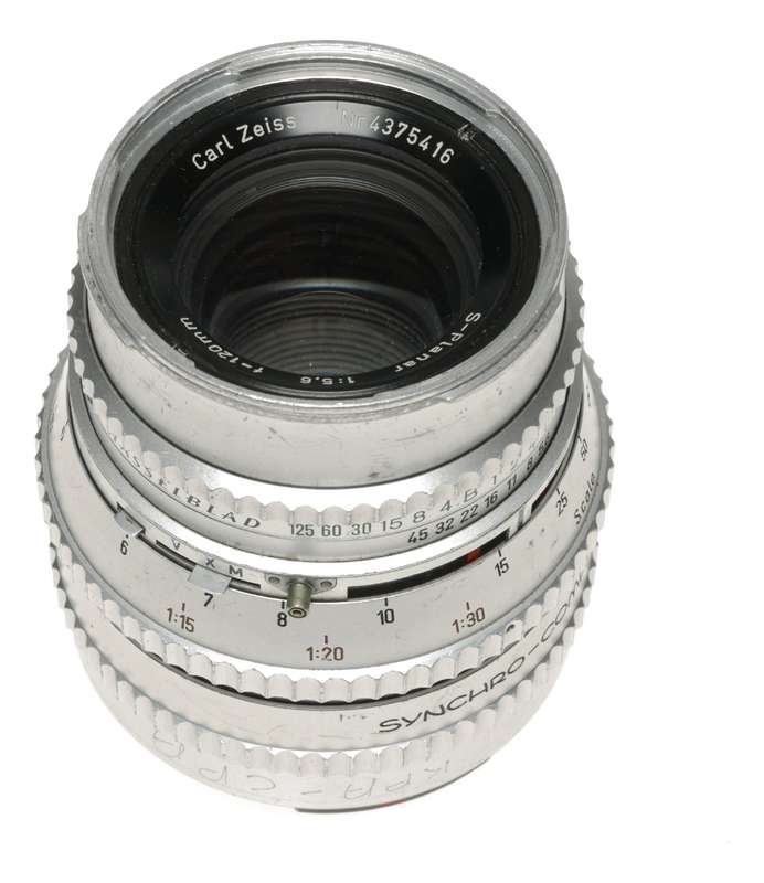 S-Planar 1:5.6 f=120mm Makro Hasselblad 500 C/M Camera lens used