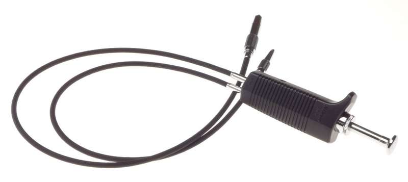 NIKON AR-7 double shutter release cable twing type stereo pistol grip black mint