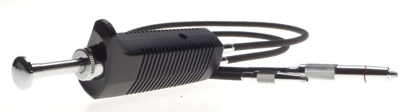 NIKON AR-7 double shutter release cable twing type stereo pistol grip black mint