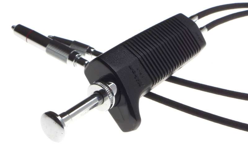 NIKON AR-7 double shutter release cable twing type stereo pistol grip black mint
