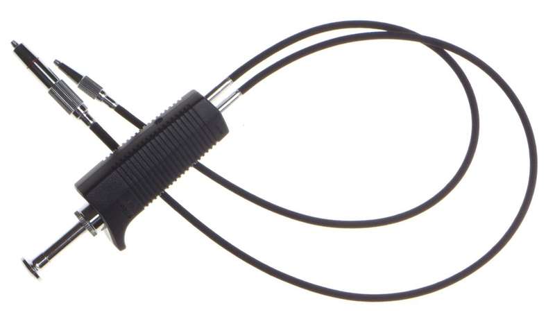 NIKON AR-7 double shutter release cable twing type stereo pistol grip black mint