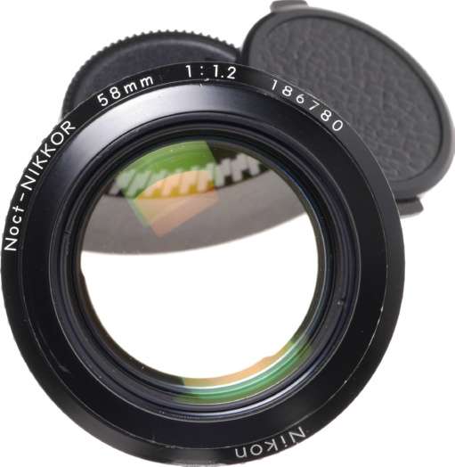 Noct-NIKKOR 58mm 1:1.2 rare Nikon fast lens f1.2 f58mm SLR camera lens