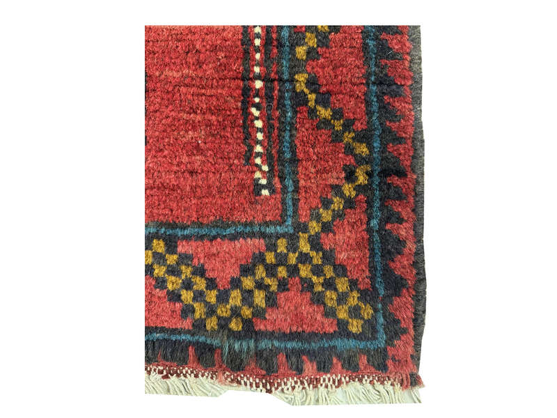 Gorgeous Red Afghan Carpet - 60 x 40 CM