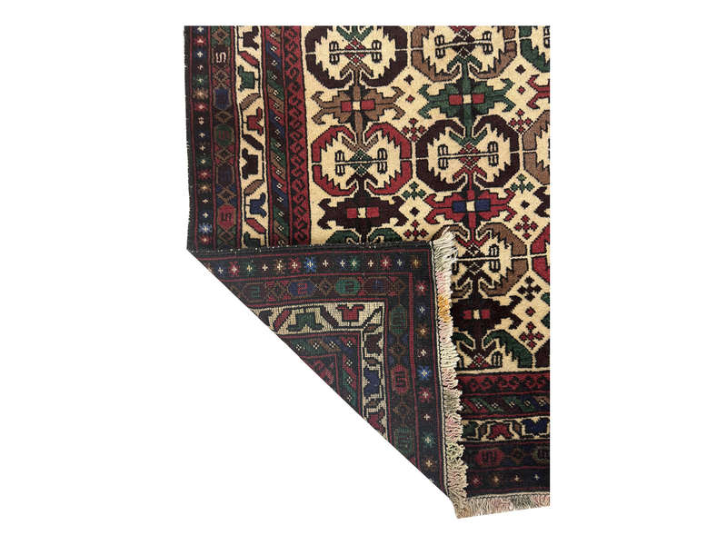 Beautiful Afghan Handmade Carpet - 140 x 89 CM