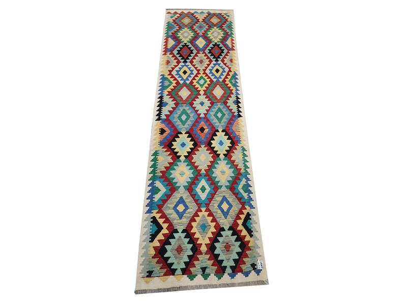 Gorgeous Afghan Choubi Kilim Runner-  296 x 85 CM