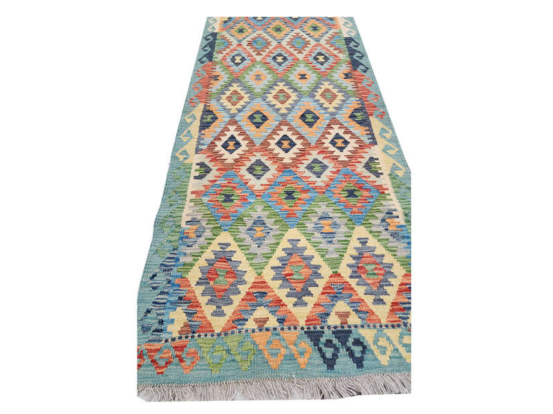 Beautiful Afghan Choubi Kilim Runner-  406 x 81 CM
