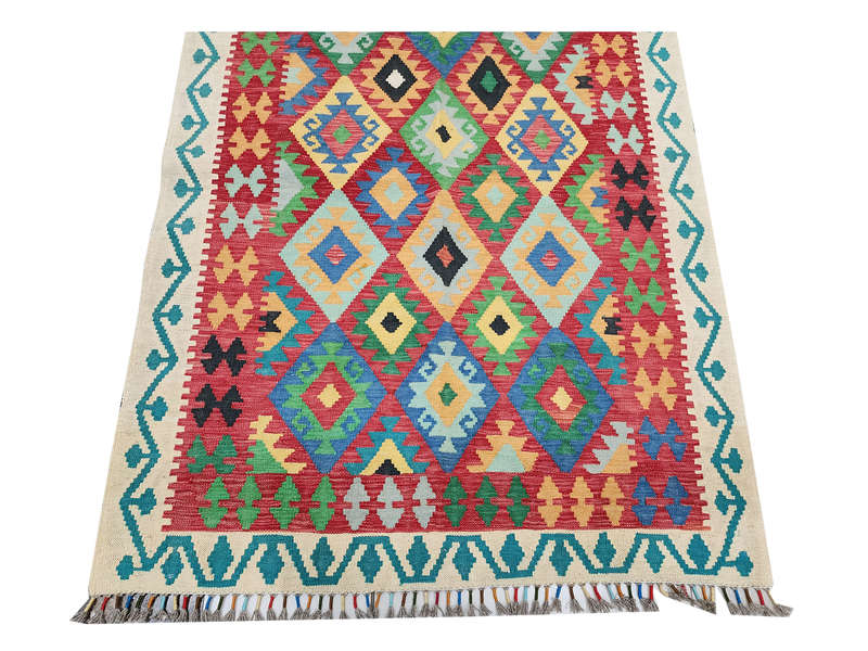 Beautiful Afghan Choubi Kilim - 174x128 CM