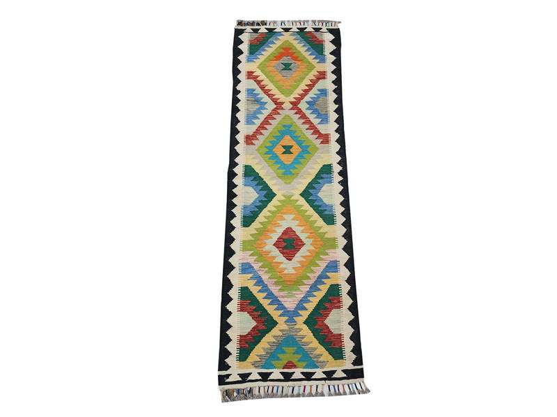 Stunning Afghan Choubi Kilim Runner-  193 x 58 CM
