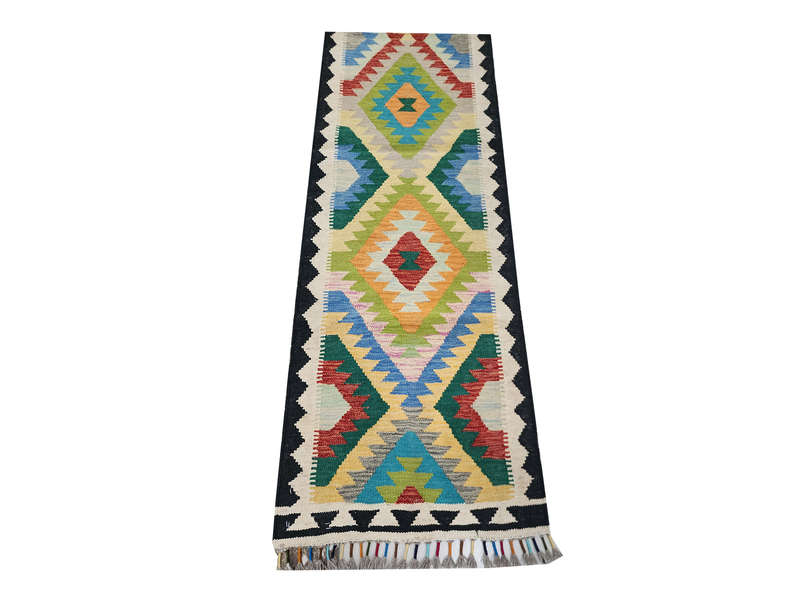 Stunning Afghan Choubi Kilim Runner-  193 x 58 CM