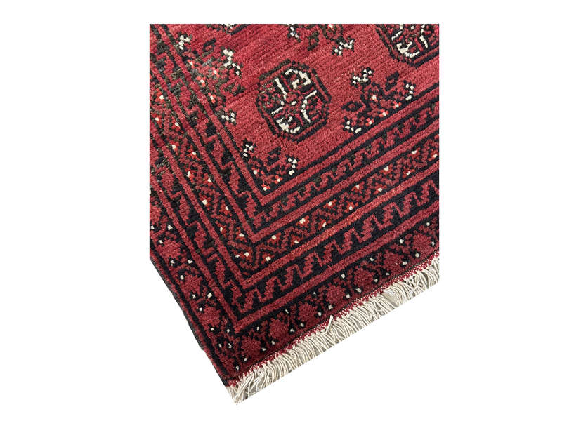 Fine Quality Red Afghan Carpet - 120 x 78 CM