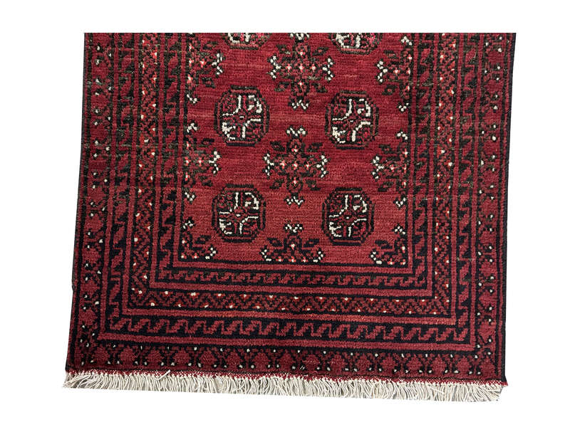 Fine Quality Red Afghan Carpet - 120 x 78 CM