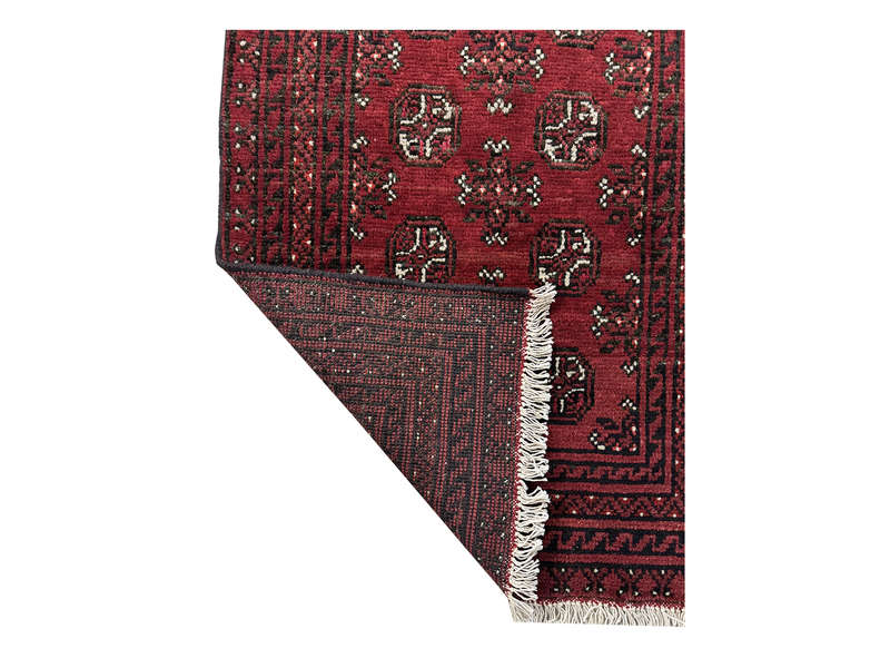 Fine Quality Red Afghan Carpet - 120 x 78 CM