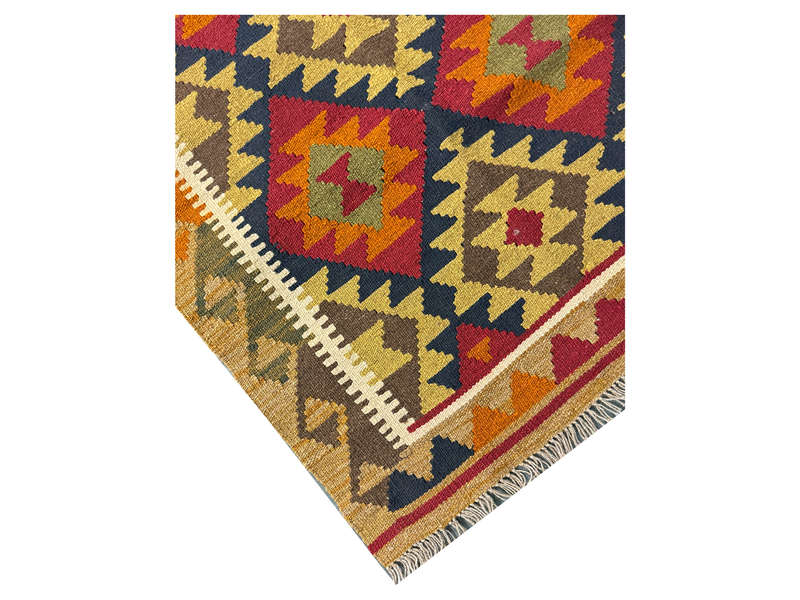 Beautiful Afghan Bedside Kilim - 198 x 90 CM