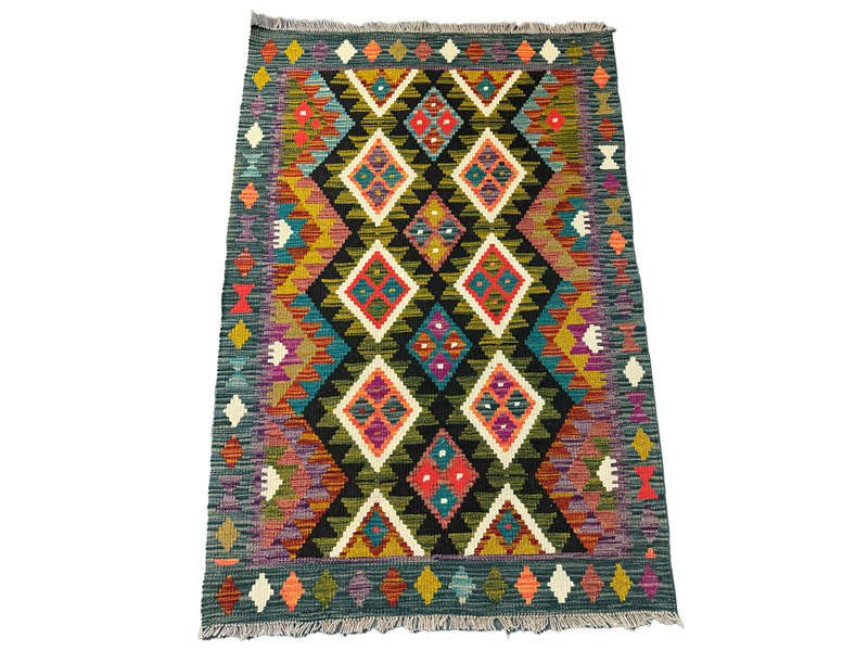 Beautiful Afghan Bedside Kilim - 149 x 103 CM
