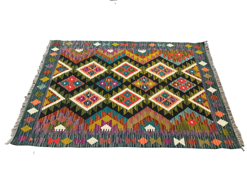 Beautiful Afghan Bedside Kilim - 149 x 103 CM