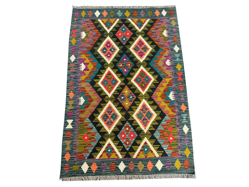 Beautiful Afghan Bedside Kilim - 149 x 103 CM