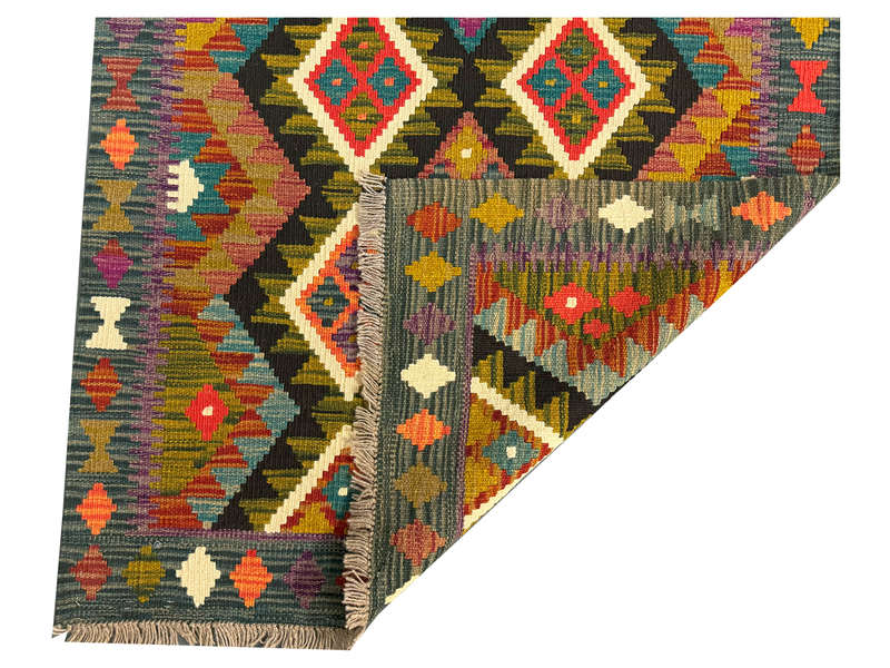 Beautiful Afghan Bedside Kilim - 149 x 103 CM