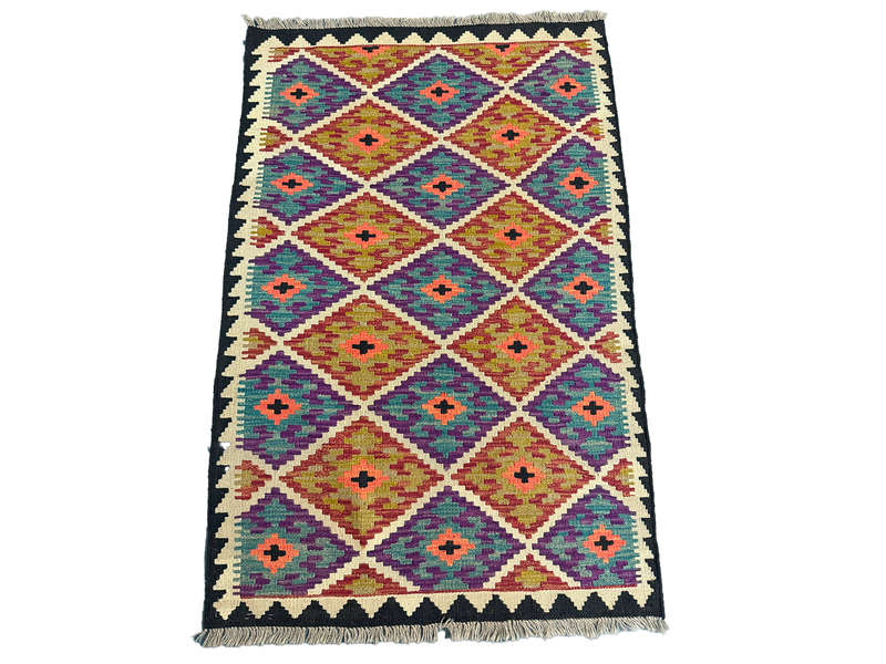 Gorgeous Afghan Handmade Kilim Rug- 149 x 99 CM