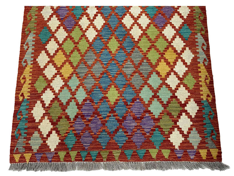Stunning Afghan Bedside Kilim - 154 x 100 CM