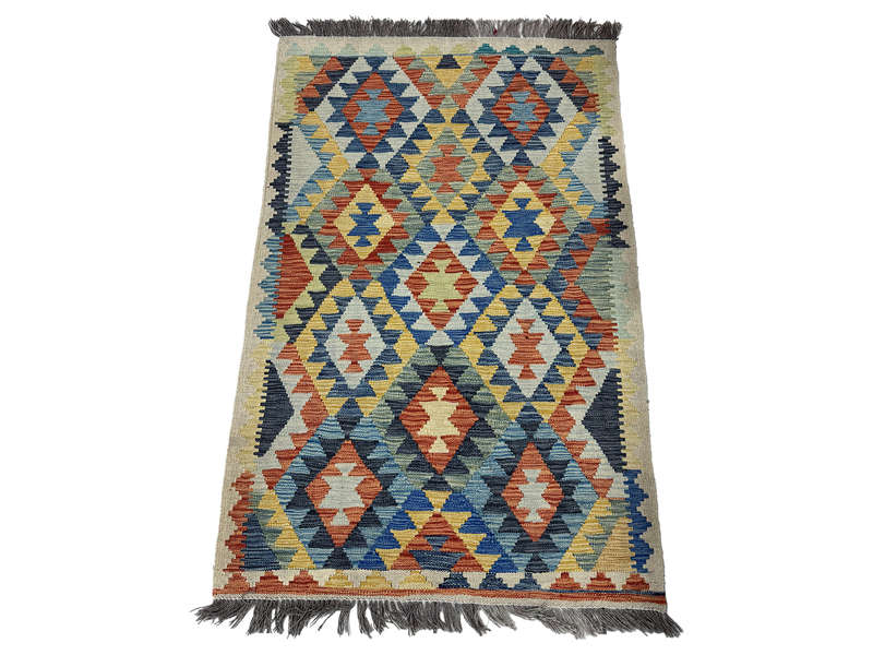Beautiful Afghan Bedside Kilim - 148 x 97 CM