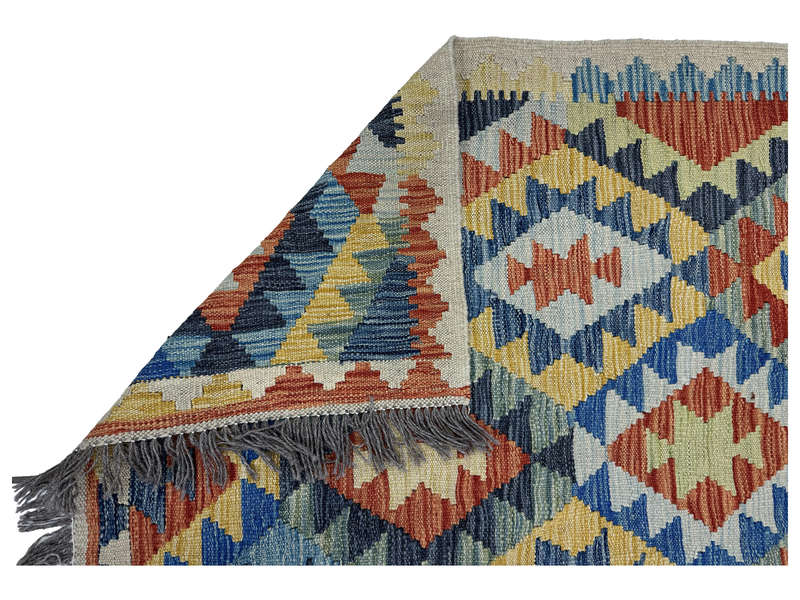 Beautiful Afghan Bedside Kilim - 148 x 97 CM