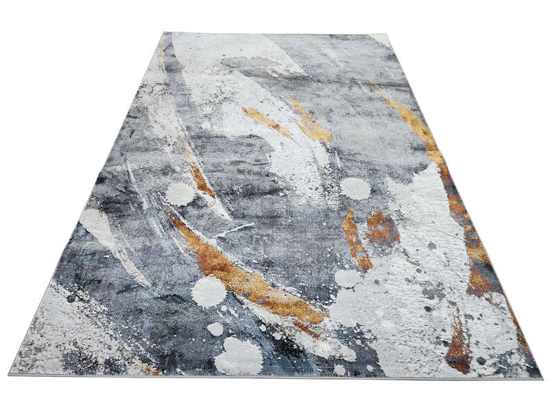 Living Room Navy Modern Carpet - 290 x 200 CM