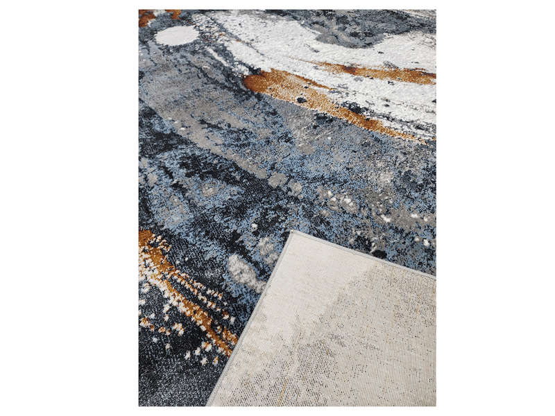 Living Room Navy Modern Carpet - 290 x 200 CM