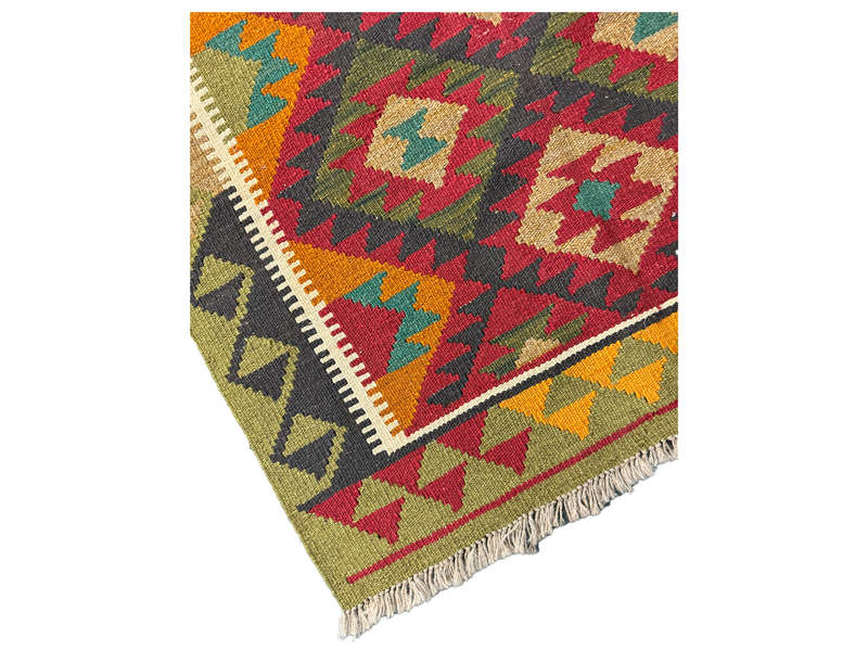 Beautiful Afghan Bedside Kilim - 204 x 100 CM